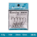Teflon-Coated Jig Head Hooks, 0.5–2 g (0.02–0.07 oz), 5 Pack – option photo