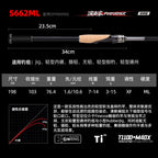 Extra Fast Carbon Lure Rod, 2-Pc, 1.98–2.04 m (6.5–6.7 ft) – option photo