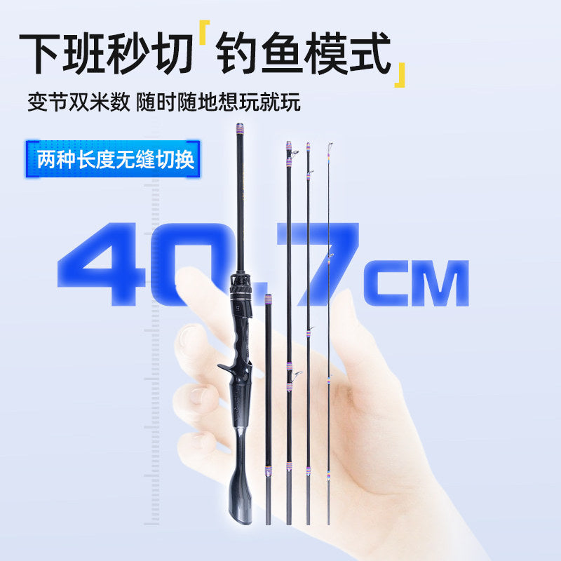 5-Piece Ultralight Travel Rod, 1.48–1.68 m (58–66 in) – option photo