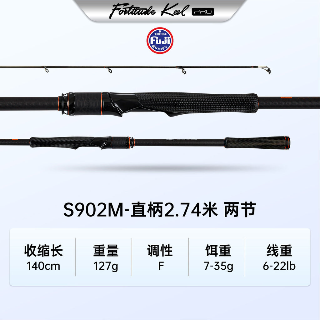 Carbon Long Casting Lure Rod, 7 ft 5 in–11 ft 10 in – option photo