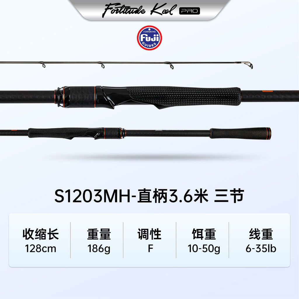 Carbon Long Casting Lure Rod, 7 ft 5 in–11 ft 10 in – option photo