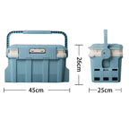 Hard Plastic Fishing Tackle Box, Sit-On Lid, Large & Small – option photo