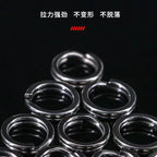 Heavy-Duty Flat Wire Split Rings, 50 Pack, 5–11 mm OD – option photo