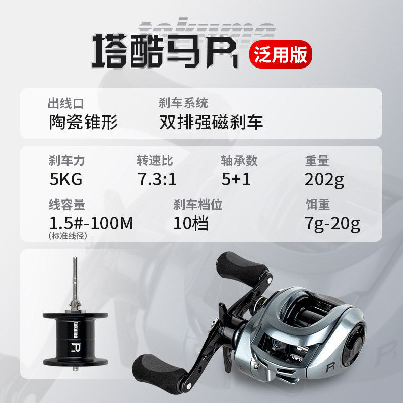 Micro Round Baitcasting Reel, 7.3:1, 6 Bearings – option photo