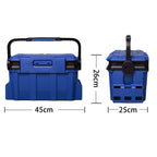 Hard Plastic Fishing Tackle Box, Sit-On Lid, Large & Small – option photo