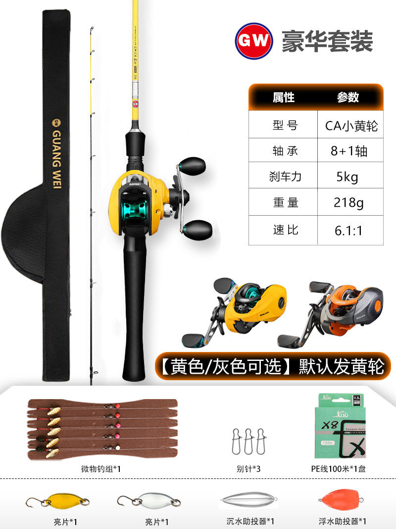 Carbon Rod & Reel Combo, UL–XH, 1.37–2.4 m (4.5–7.9 ft) – option photo