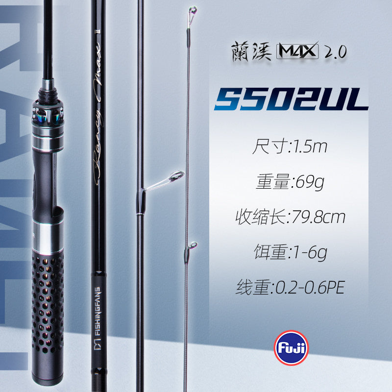 UL Fast Action Micro Lure Rod, 2-Pc Carbon, 1.5–1.8 m (4.9–5.9 ft) – option photo