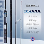 UL Fast Action Micro Lure Rod, 2-Pc Carbon, 1.5–1.8 m (4.9–5.9 ft) – option photo