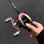 3D Textured Baitcasting Reel Wrap Film, Left or Right Hand – option photo