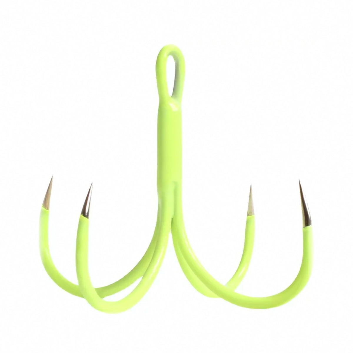 Four-Prong Barbless Hooks with Glow Squid Skirt, 10 Pack – product photo