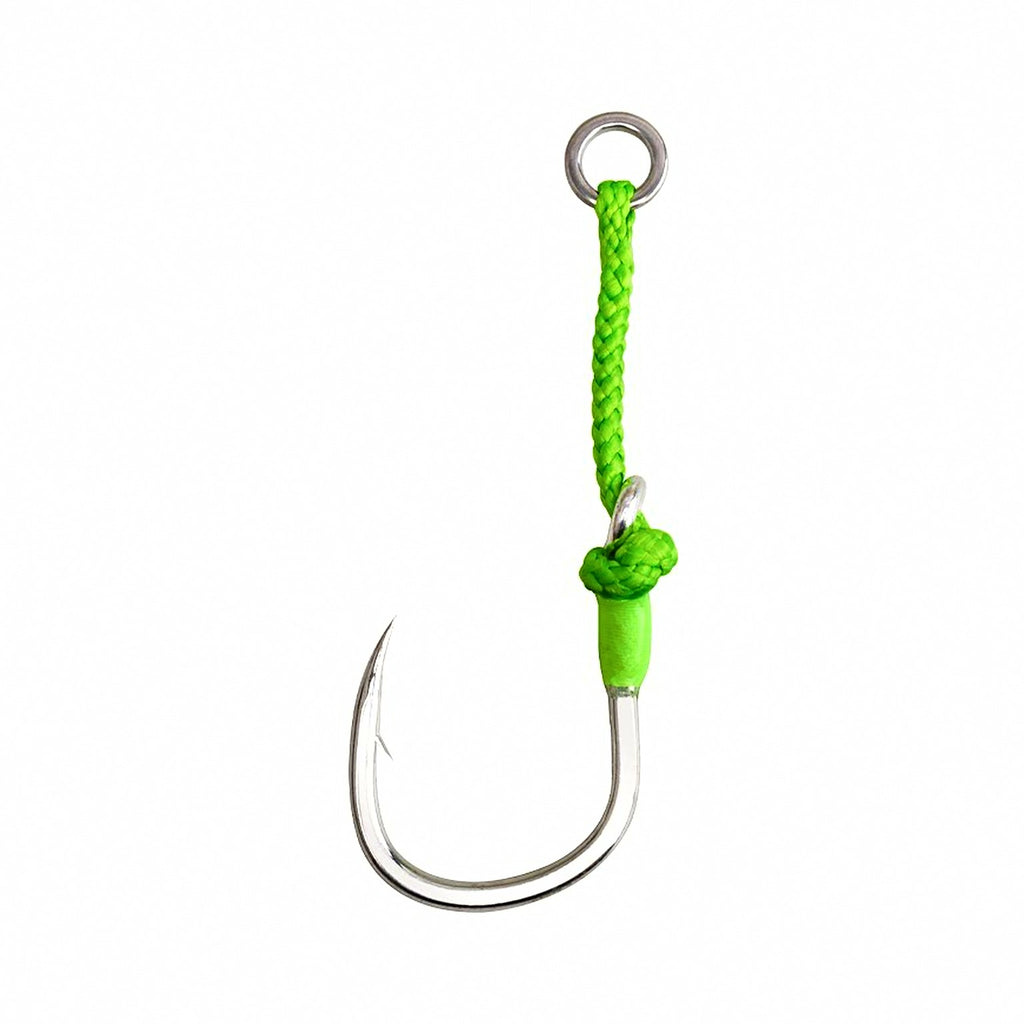 Slow Jigging Single Assist Hooks, 4-Pack, Sizes 1/0-7/0