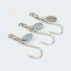 Ball Bearing Swivel Single Hook for Metal Jigs, Size 1 to 4/0