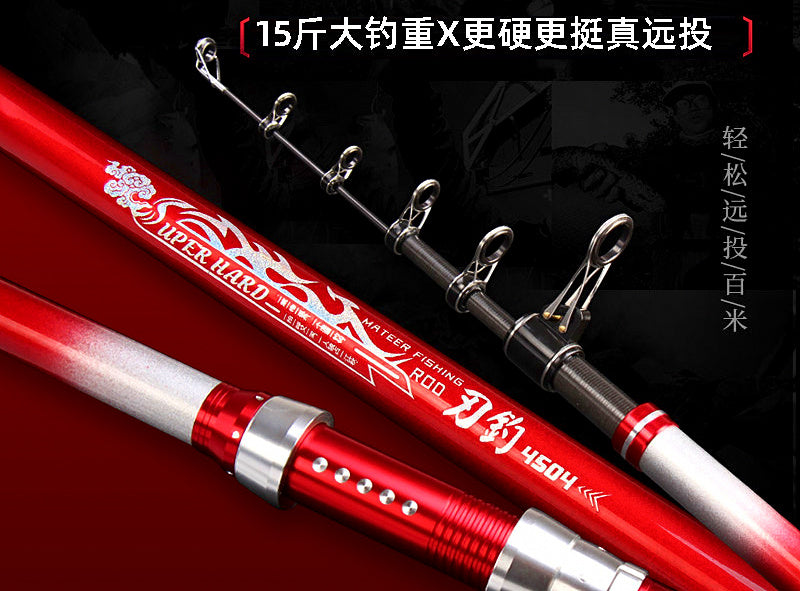 Carbon Sea Fishing Rod, Extra Hard, 3.6–6.3 m (11.8–20.7 ft) – product photo