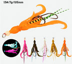 Octopus Skirt Assist Hook, UV Glow, 2 Sets per Pack – product photo