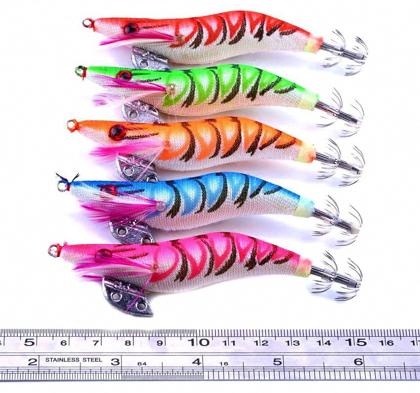 Luminous Wooden Shrimp Lure, 10 cm, 11 g (0.4 oz) – product photo
