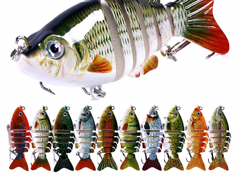 Jointed Swimbait Hard Lure, 8 cm (3.1 in) 13 g (0.46 oz) – product photo