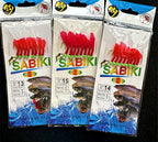 Red Skin Glow Bait Rig, 8 Barbed Hooks per Rig, Sizes 7–16 – product photo