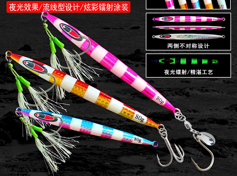 Glow Metal Jig, 80–400 g (2.8–14.1 oz) – product photo