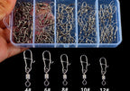 Barrel Swivel & Snap Assortment Kit, 50 or 100 pc – product photo
