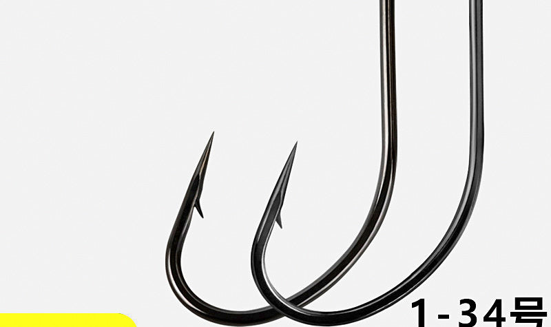 Barbed Hooks, Ring Eye or Flat Shank, Bulk 100-500 pcs – product photo