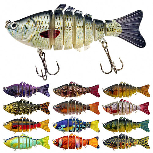 Jointed Swimbait Hard Lure, 10 cm (3.9 in) 15 g (0.53 oz)