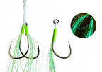 Glow Jig Assist Hooks, Single or Double, Size 14-22 – product photo