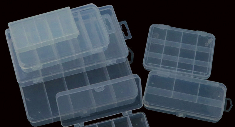 Plastic Tackle Box, Multi-Compartment Lure Storage – product photo