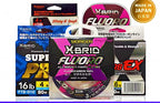Soft Fluorocarbon Leader Line, Pink / Ice Blue / Clear – product photo