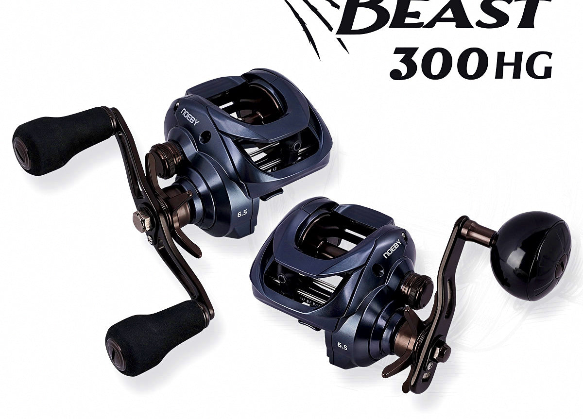 Overhead Jigging Reel 6.5:1, 7+1 Bearings, Left or Right Hand – product photo