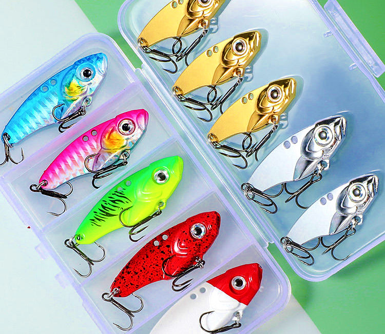 Metal VIB Blade Baits, 5–15 g (0.18–0.53 oz), Boxed Set – product photo