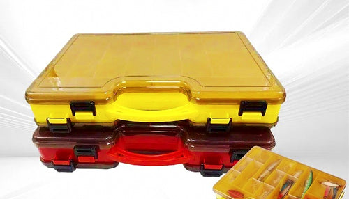 Double-Sided Lure Storage Box with Handle, Tackle Box – product photo