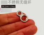 304 Stainless Steel Figure-Eight Fishing Swivel Connector – product photo