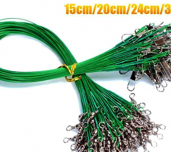 Pre-Made Wire Fishing Leaders, 15–30 cm (5.9–11.8 in) – product photo