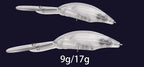Unpainted Floating Long Lip Minnow Blank, 9 g / 17 g – product photo