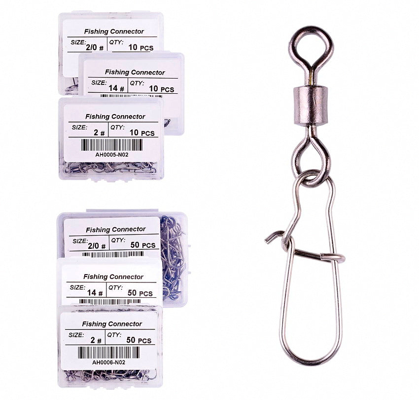 Figure-8 Snap Connectors, 50-Pack, Sizes 14 to 2/0 – product photo