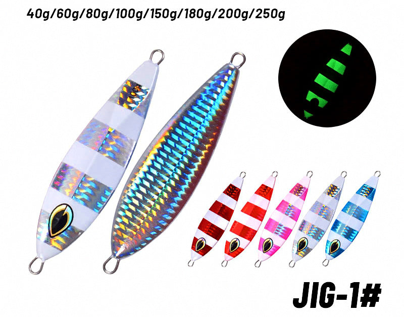 Teardrop Slow Pitch Jig, 40–250 g (1.4–8.8 oz) – product photo