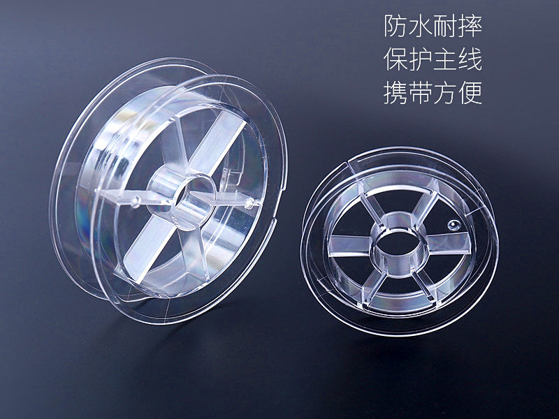 Clear Plastic Empty Line Spool Bobbin, 3 Sizes – product photo