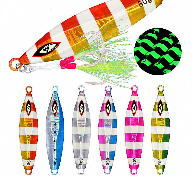 Slow Pitch Metal Jig, 40–550 g (1.4–19.4 oz) – product photo