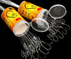 Pre-Tied Snelled Hooks, Bucket Pack of 40, 1 m Leader – product photo