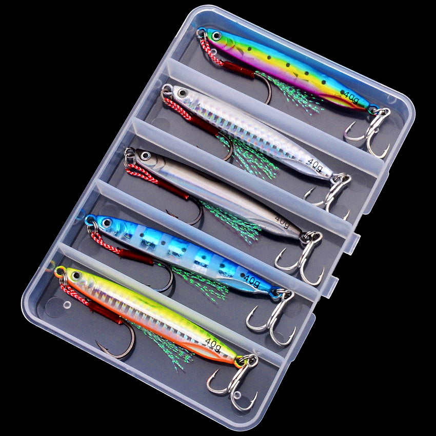 Glow Metal Casting Jig with Treble Hook, 7–40 g (0.2–1.4 oz) – product photo
