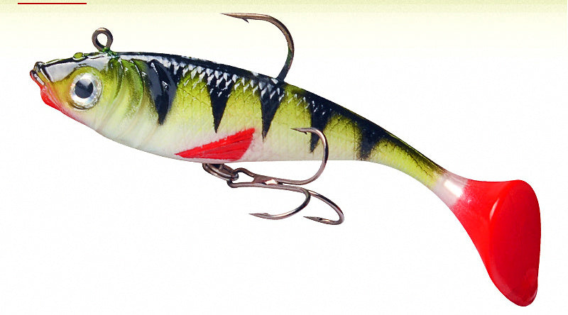 T-Tail Soft Swimbait with Lead Head, 8 cm & 10 cm – product photo