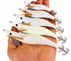 Glow Wood Shrimp Squid Jig (Egi), Sizes 2.0–4.0 – product photo