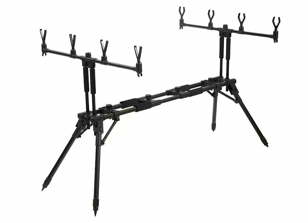 Aluminum Tripod Rod Rest Stand, Black (Small / Large) – product photo