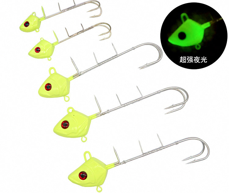 Glow Cutlassfish Jig with Double Hooks, 20–187 g (0.7–6.6 oz) – product photo