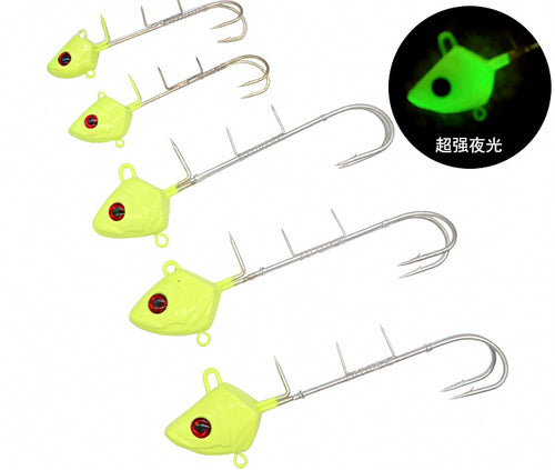 Glow Cutlassfish Jig with Double Hooks, 20–187 g (0.7–6.6 oz) – product photo