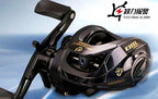 Baitcasting Reel, Metal Spool, Drag Alarm, Left or Right Hand – product photo