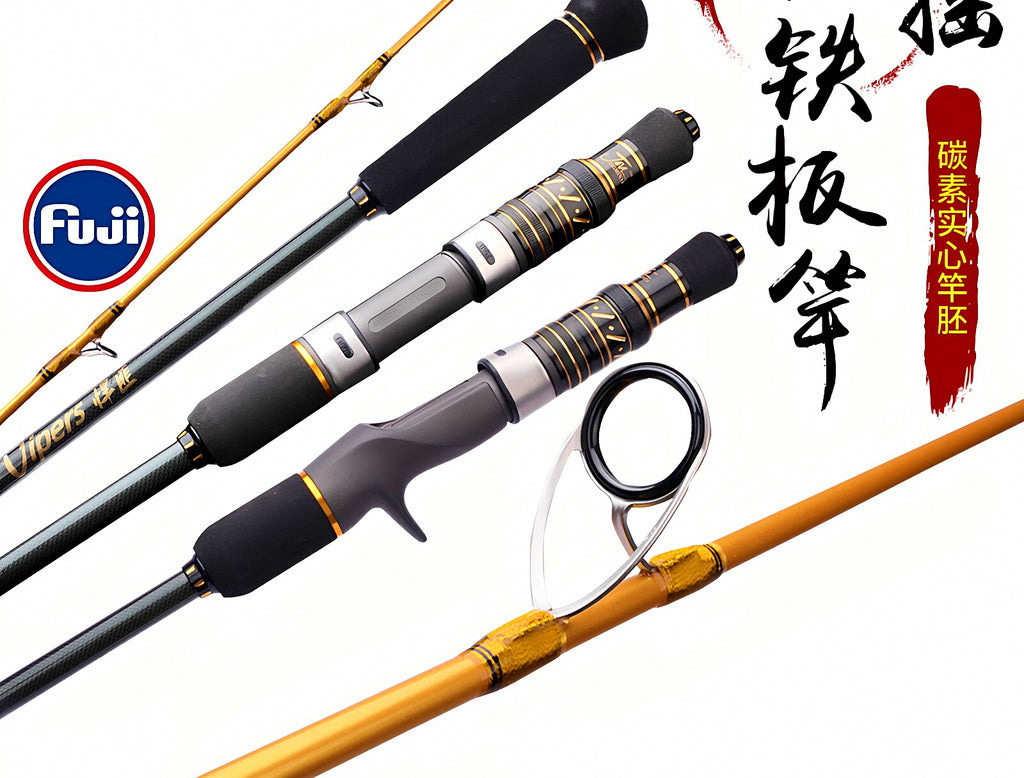 Slow Pitch Jigging Rod, 1.9 m (6 ft 3 in), 2-Pc Solid Carbon – product photo