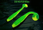 Spiral T-Tail Soft Plastic Bait, 35–65 mm (1.4–2.6 in) – product photo