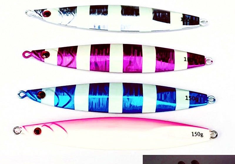Glow Stripe Metal Jig, 80–150 g (2.8–5.3 oz) – product photo