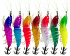 Glow Shrimp Squid Jig with Rattle Bead, 8–10 cm (3.1–3.9 in) – product photo